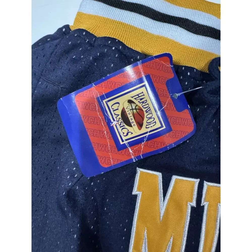 Jordan Shorts Just Don Michigan Wolverine Blue Men’s Small NCAA Basketball